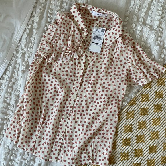 Mango Floral Print Blouse - Picture 6 of 7